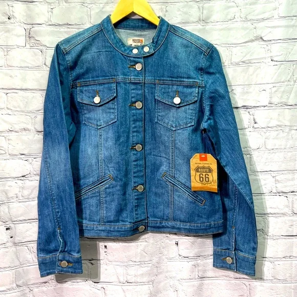 Route 66 NWT Denim Jacket - size Large - Picture 2 of 12